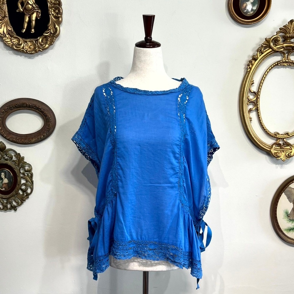 Isabel Marant Étoile Crochet Lace Ruffle Blouse 38